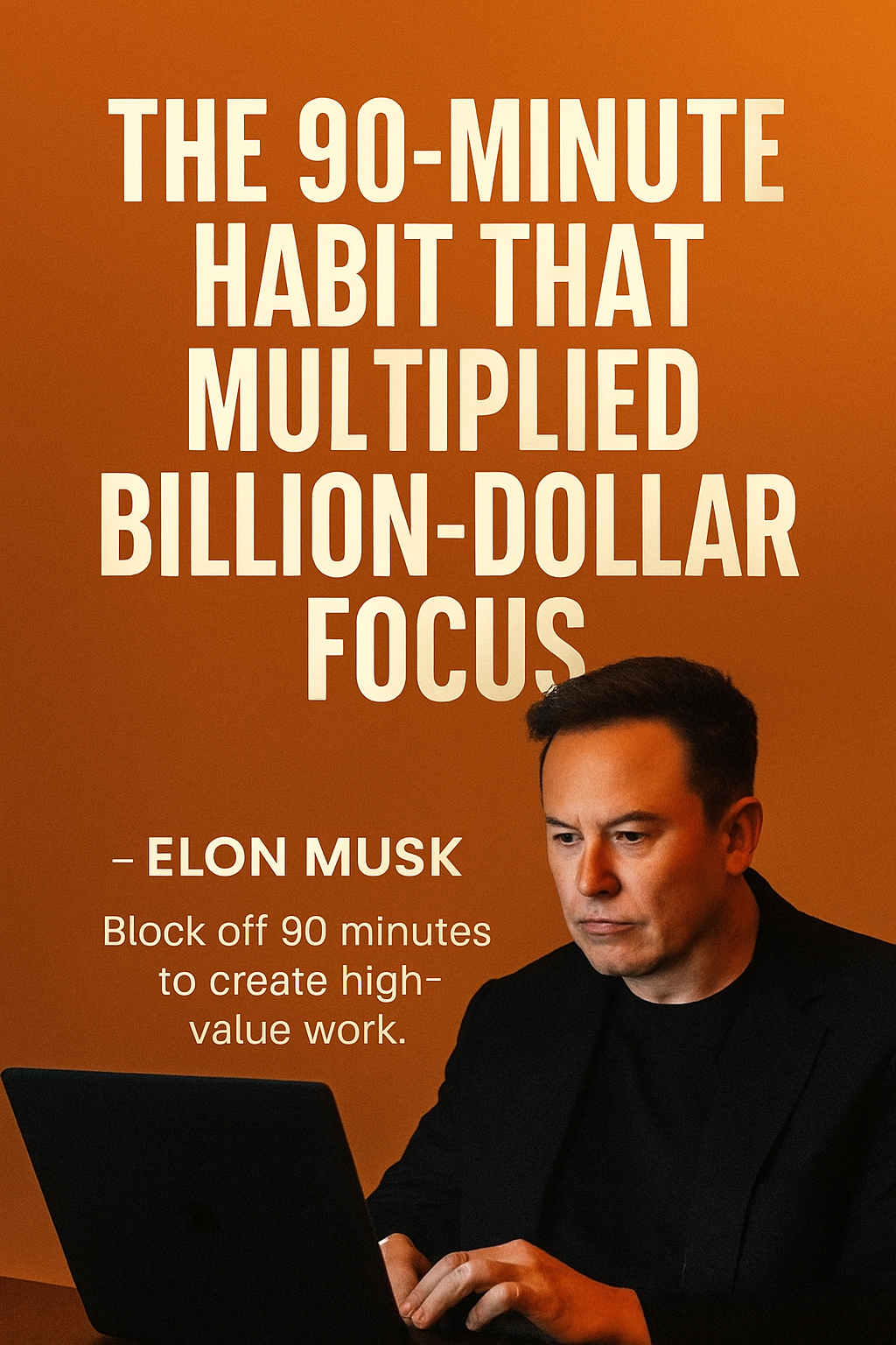 The 90-Minute Habit That Multiplied Billion-Dollar Focus