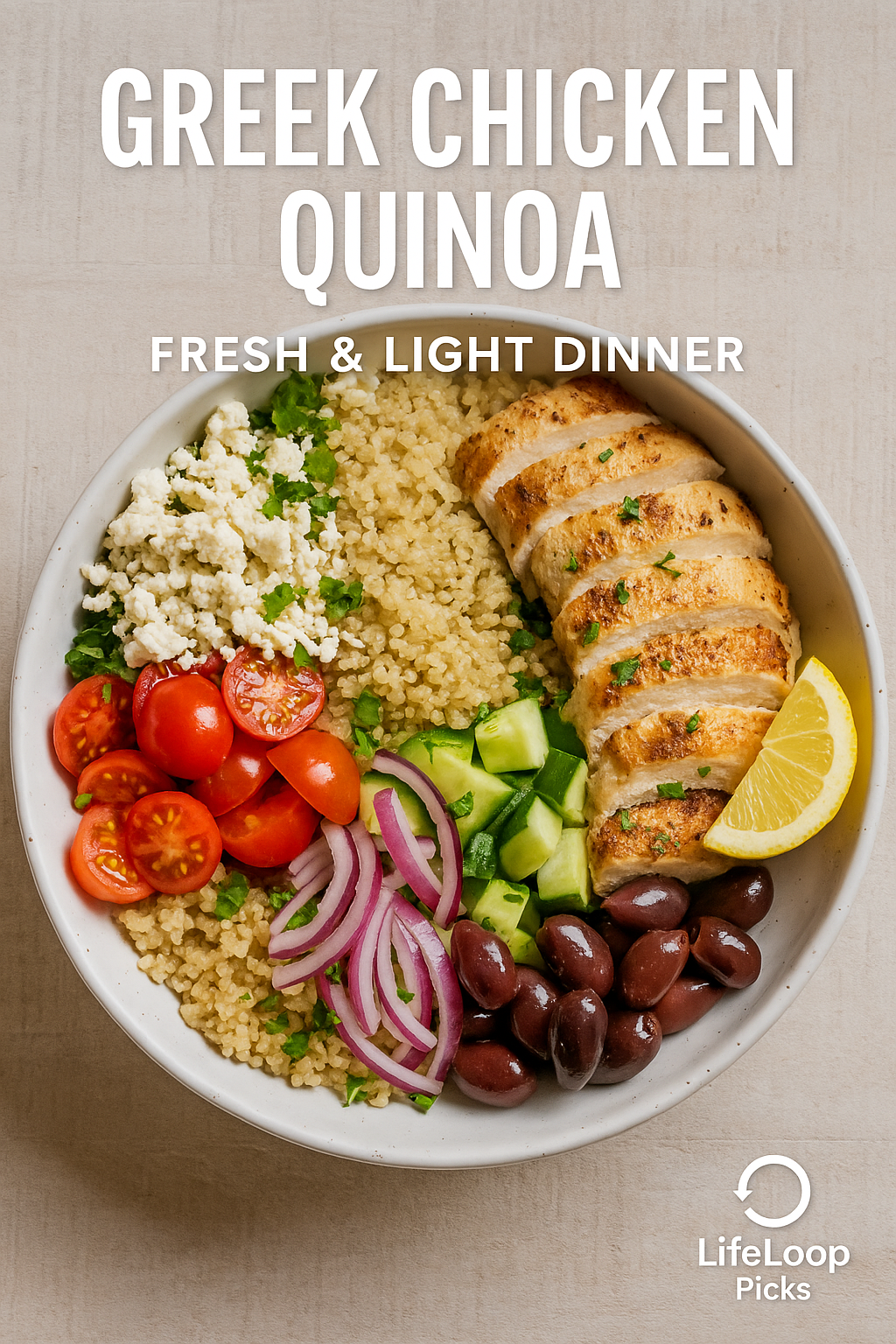 Greek Chicken & Quinoa Salad