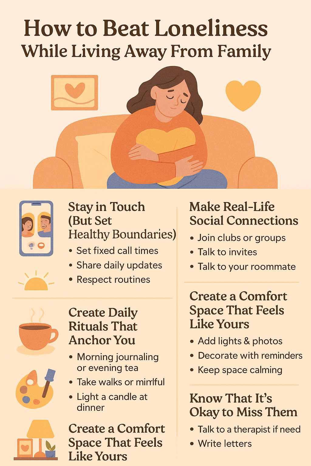 How to Beat Loneliness While Living Away From Family