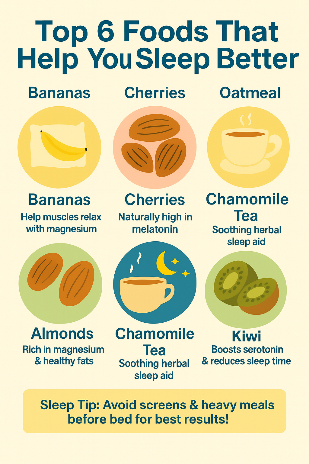 Top 6 Foods That Help You Sleep Better