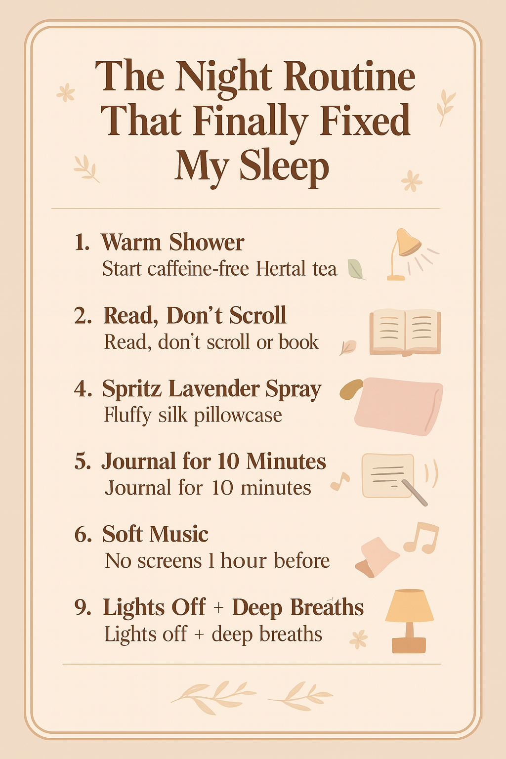 The Night Routine That Finally Fixed My Sleep
