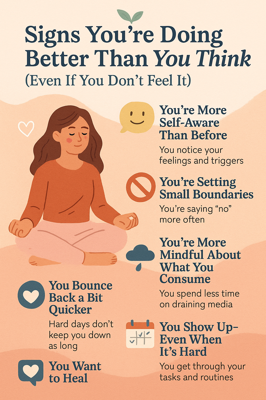 vSigns You’re Doing Better Than You Think (Even If You Don’t Feel It)