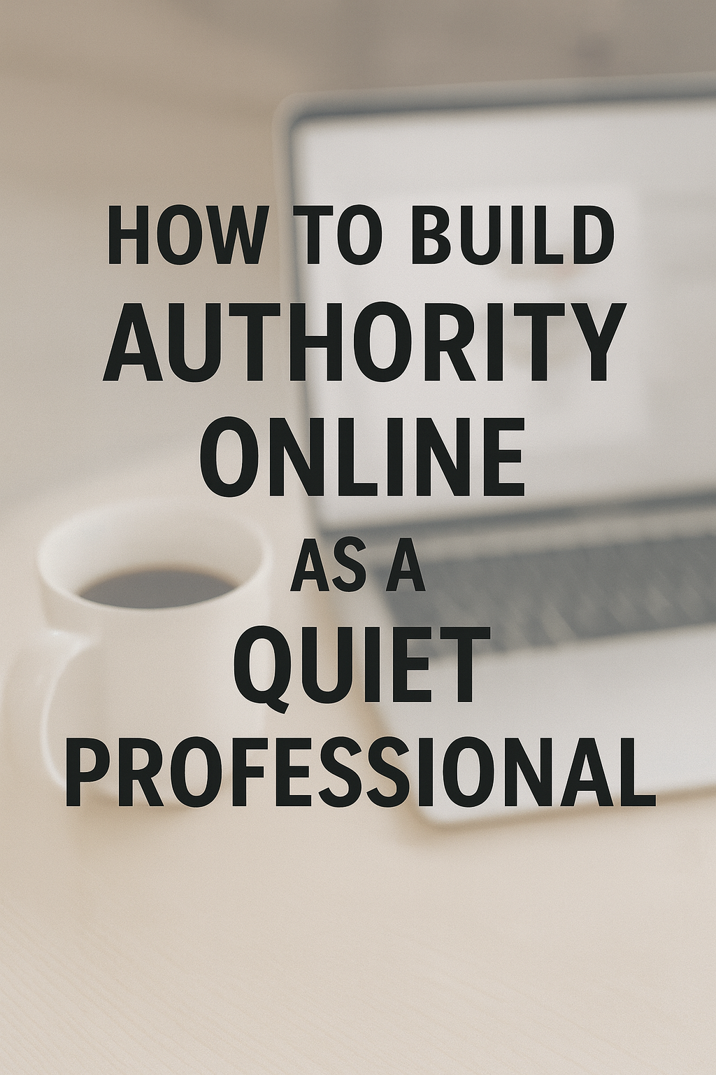How to Build Authority Online as a Quiet Professional