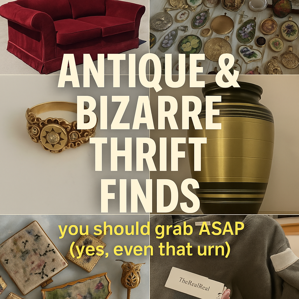 Antique & Bizarre Thrift Finds You Should Grab ASAP (Yes, Even That Urn)