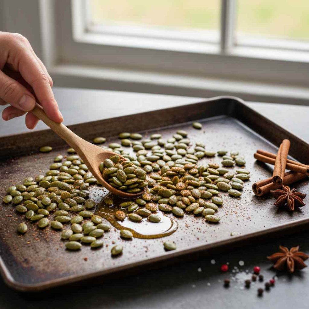 SPICED PEPITAS (PUMPKIN SEEDS)