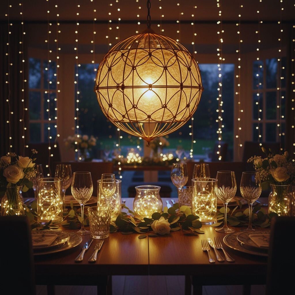 levitating lamp centerpiece décor