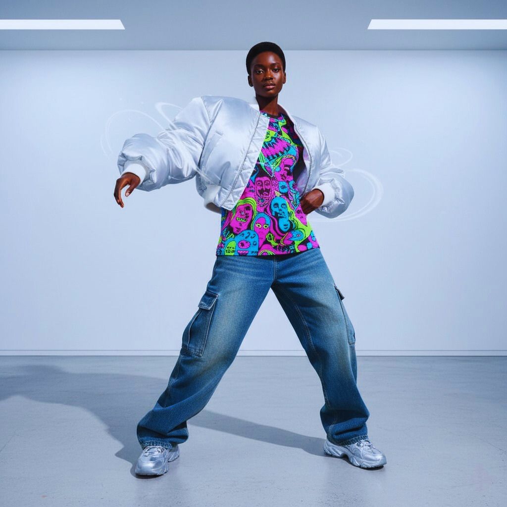 Loewe surreal optical illusion outfit by Jonathan Anderson