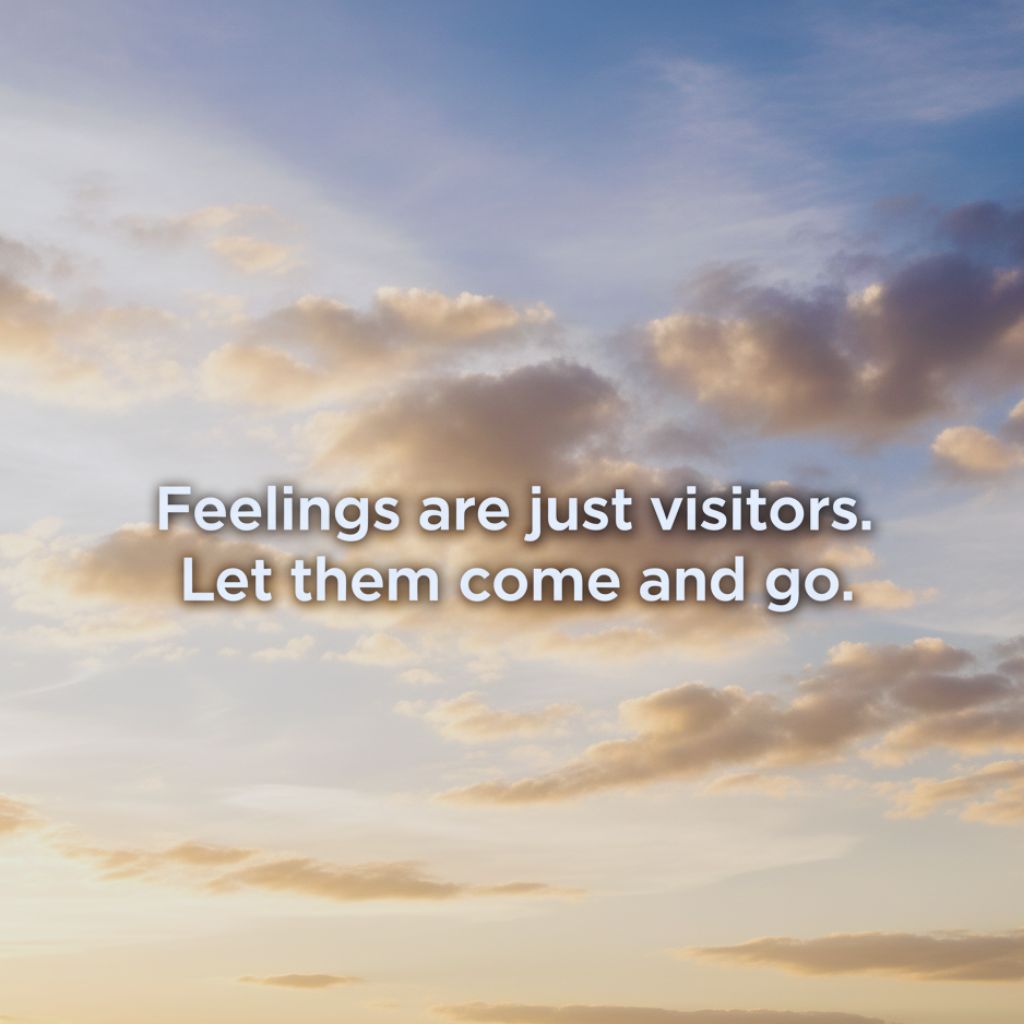 Gentle cloud art symbolizing emotional flow.