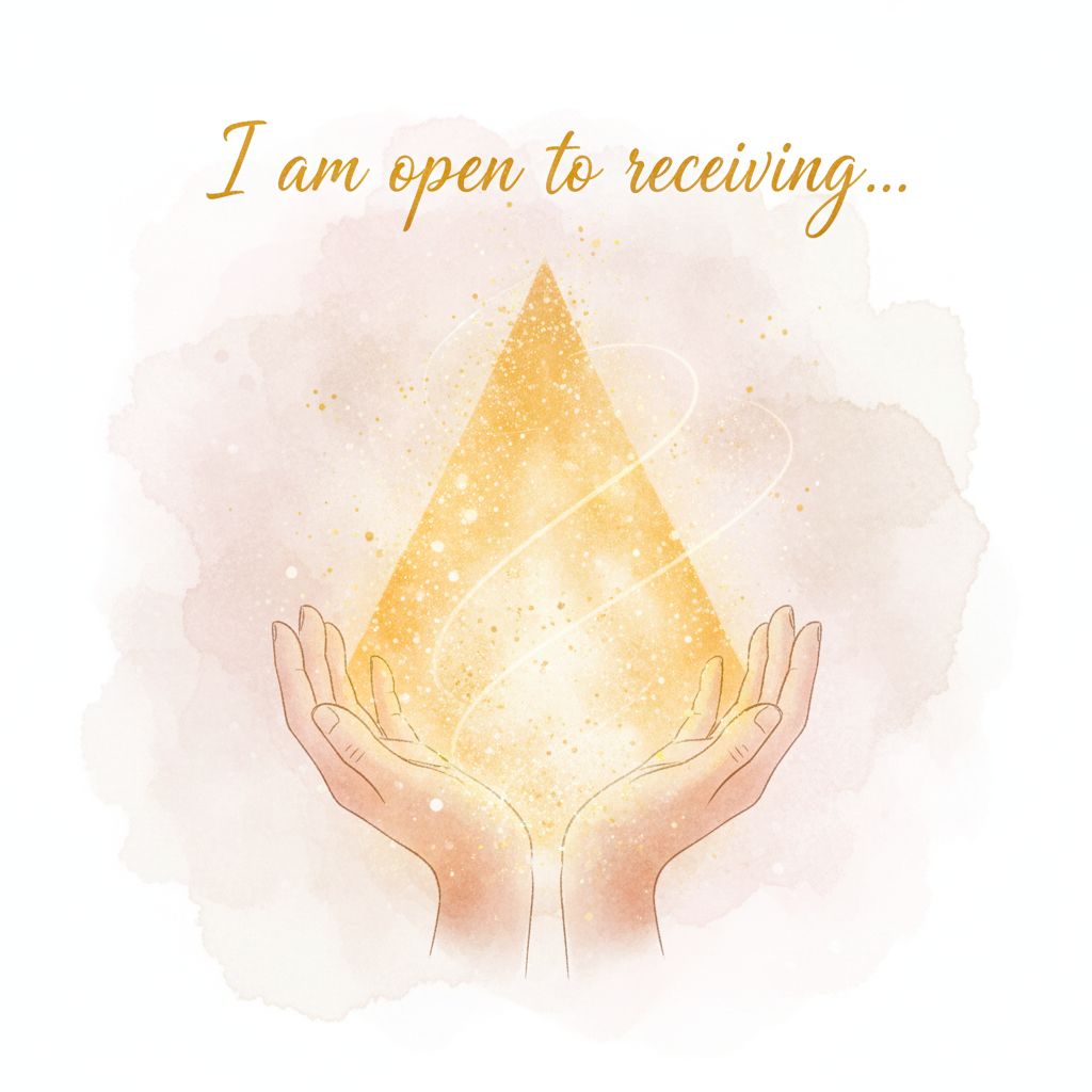 Manifestation quote about receiving abundance and opportunities.