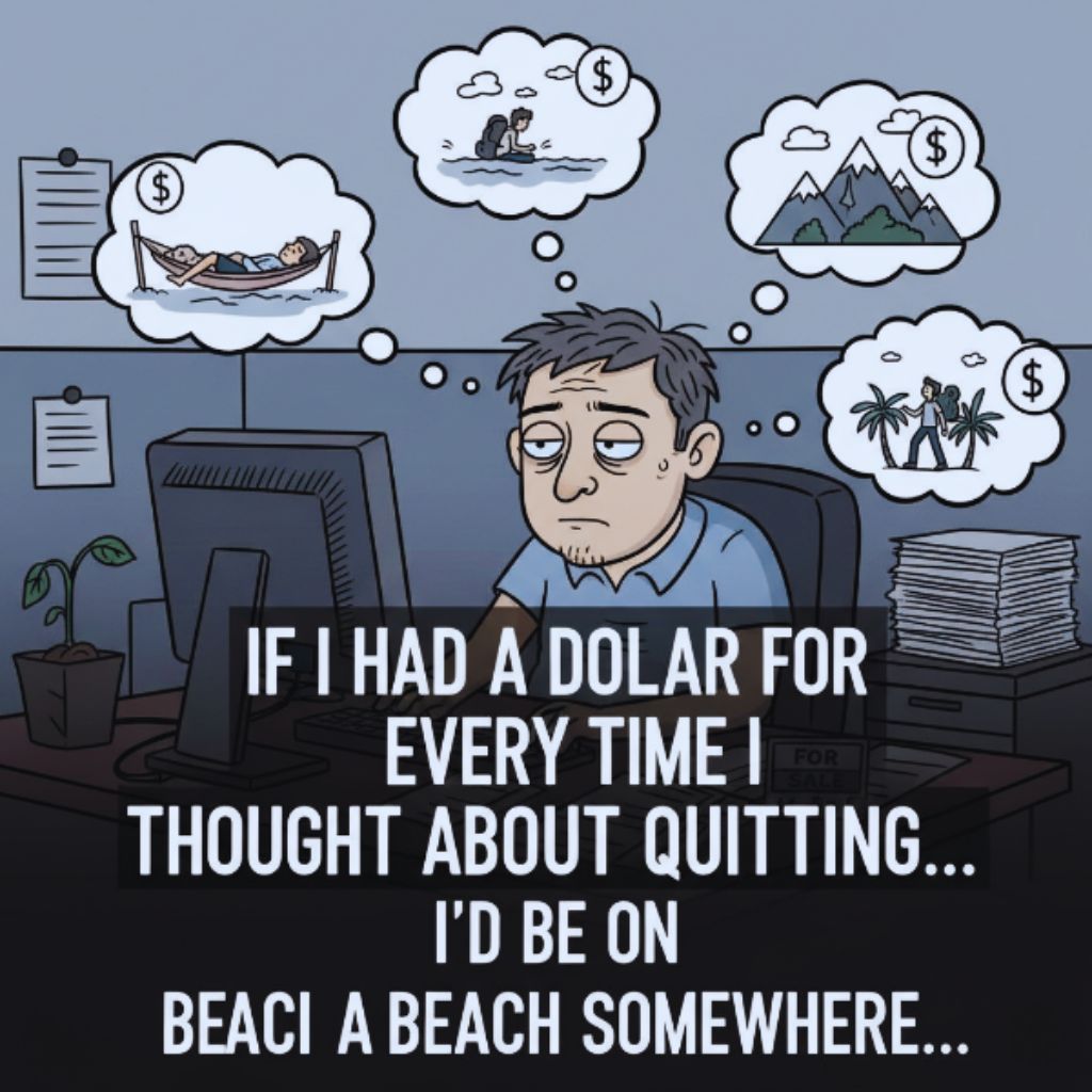 Funny quote about quitting your job.