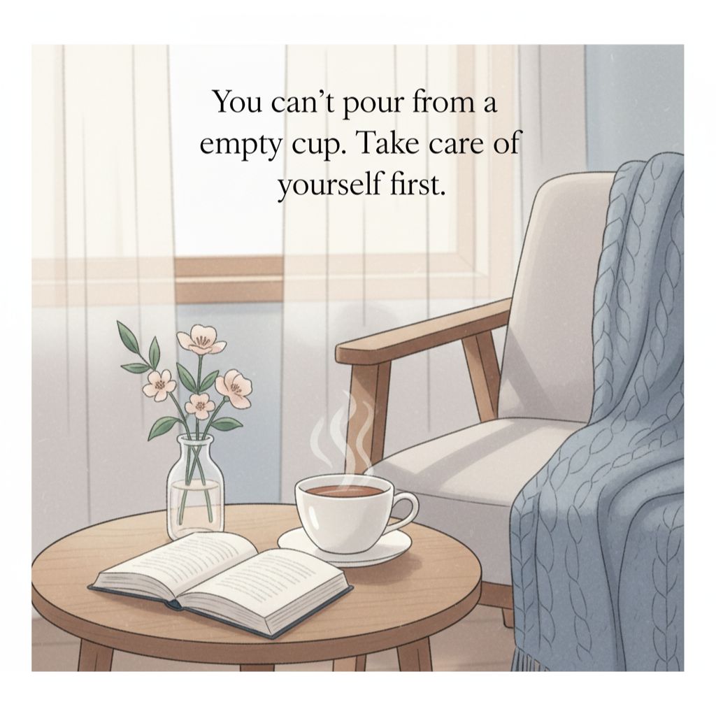 Quote about self-care and emotional health in relationships.