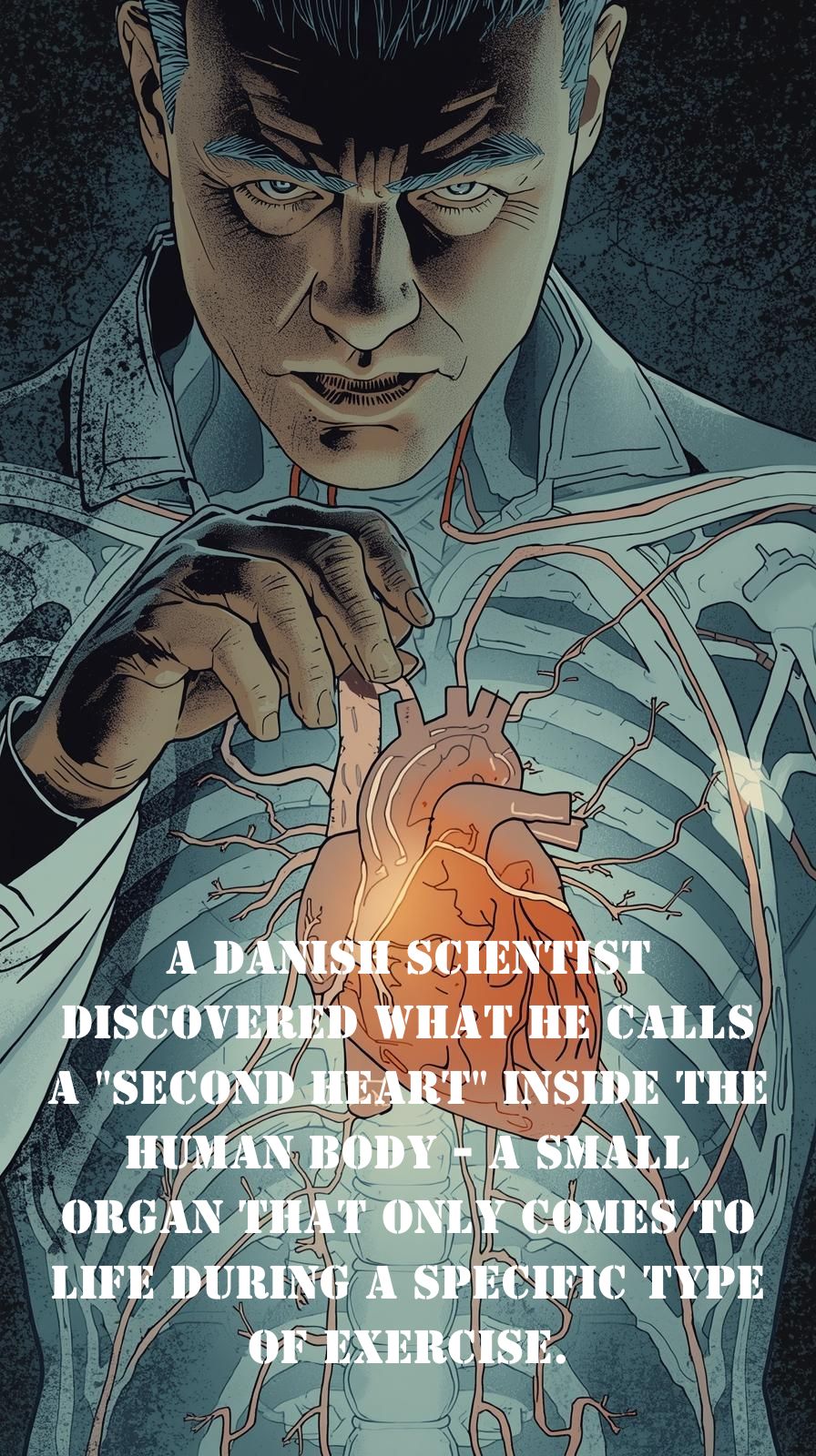 Illustration of the soleus muscle acting as a “second heart” that pumps blood upward in the body.