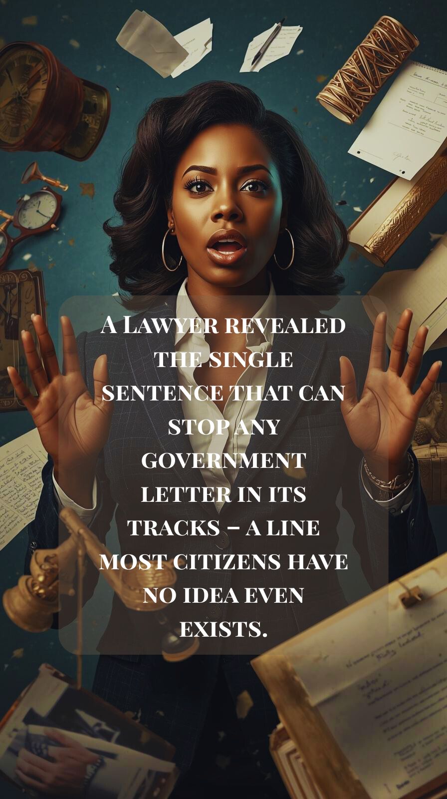 A lawyer highlighting a single legal sentence on a government document that requests the specific statute and clause, symbolizing a citizen’s power to halt administrative pressure.