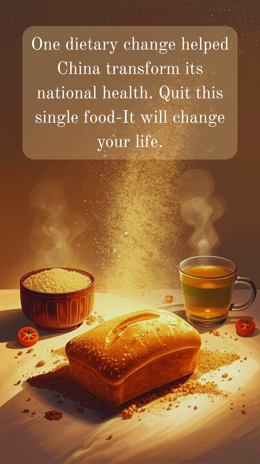 “Processed bread dissolving as healthier alternatives like rice, bone broth, and fermented vegetables take its place.”