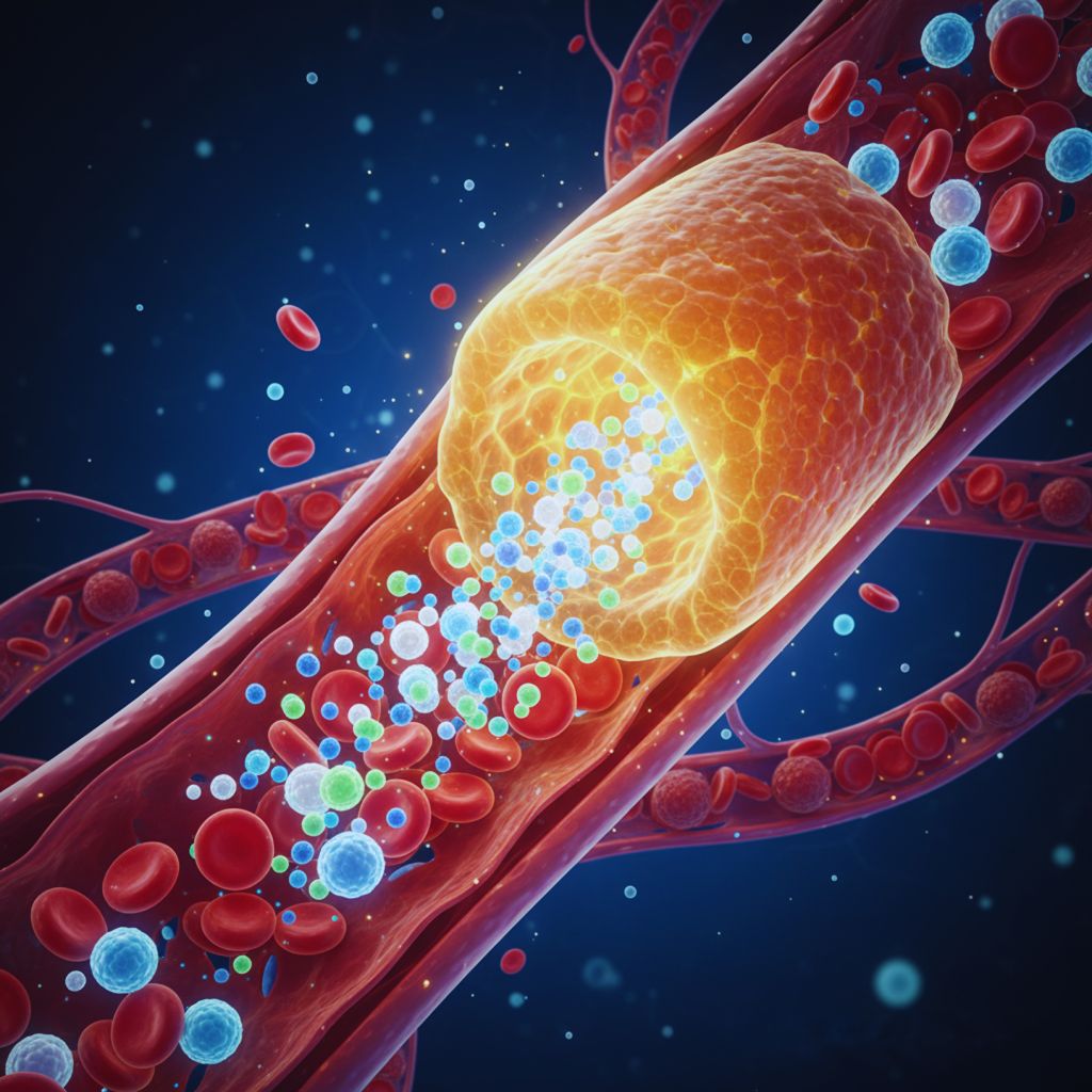 Graphic of bone marrow producing new immune cells after a 72-hour fast and refeeding.