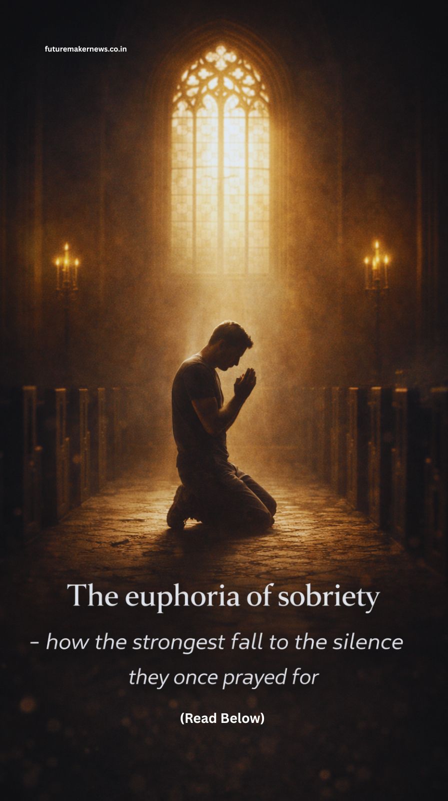 Moody illustration of a solitary person sitting in quiet reflection, symbolizing the emotional intensity, silence, and inner strength experienced during early sobriety.