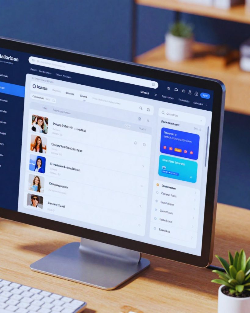 Social media scheduling dashboard automating distribution of blog content across platforms.