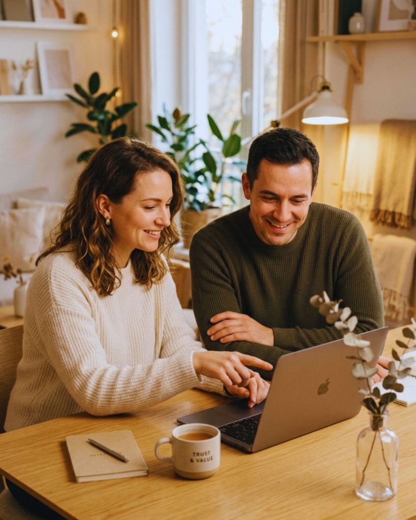 Professionals building trust through collaboration and mutual support in a workspace