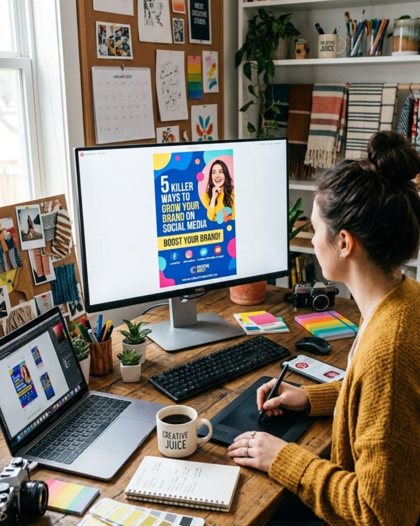 Pinterest pin design with bold text overlay optimized for high click-through rate